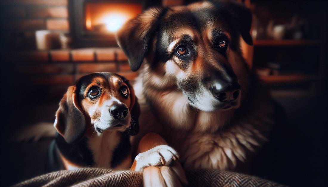 los perros adoptados confían