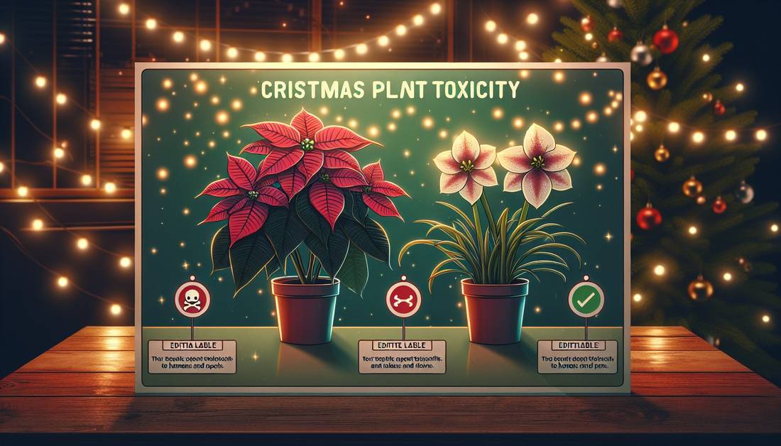 Toxicidad de las plantas navideñas