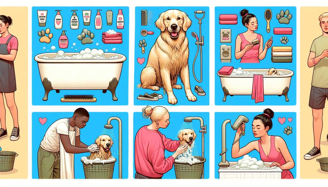 guía de baño para perros