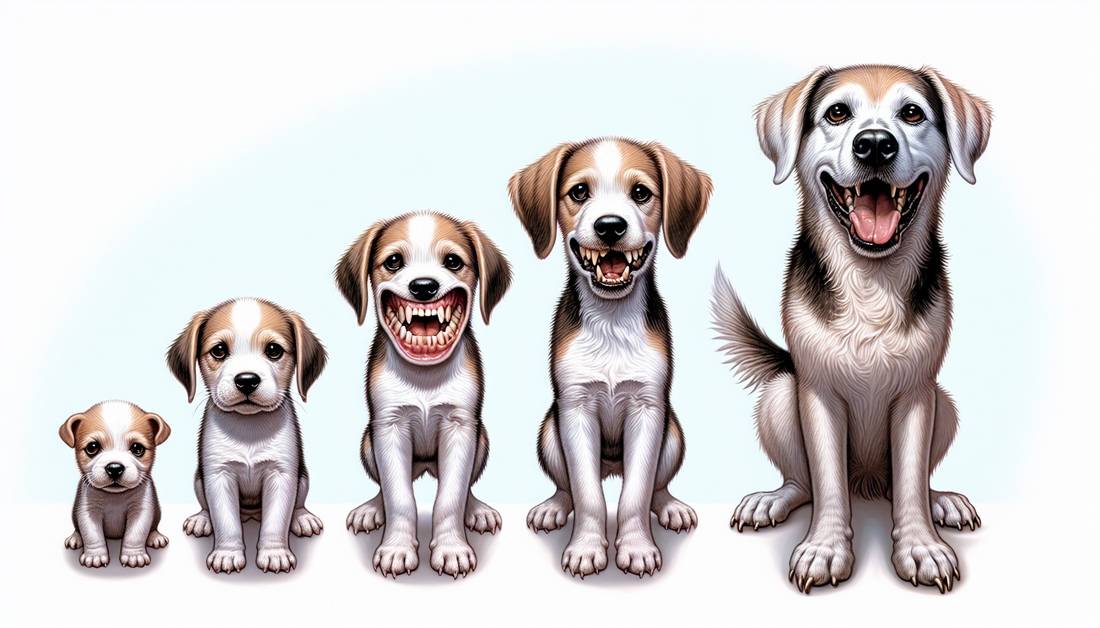 cambio de dientes de perro