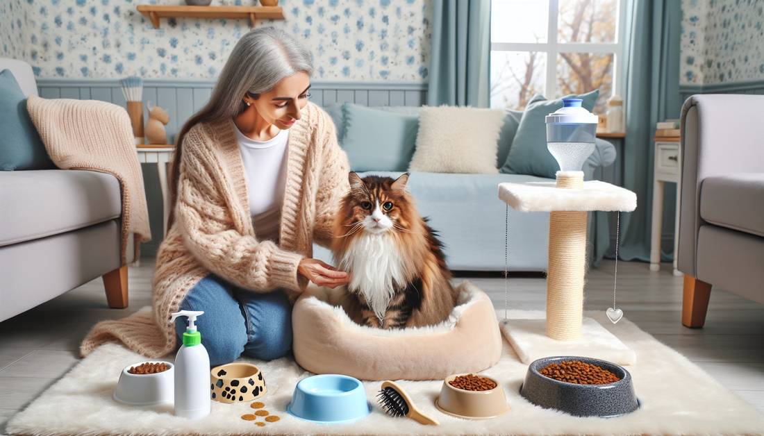 cuidado de gatos mayores