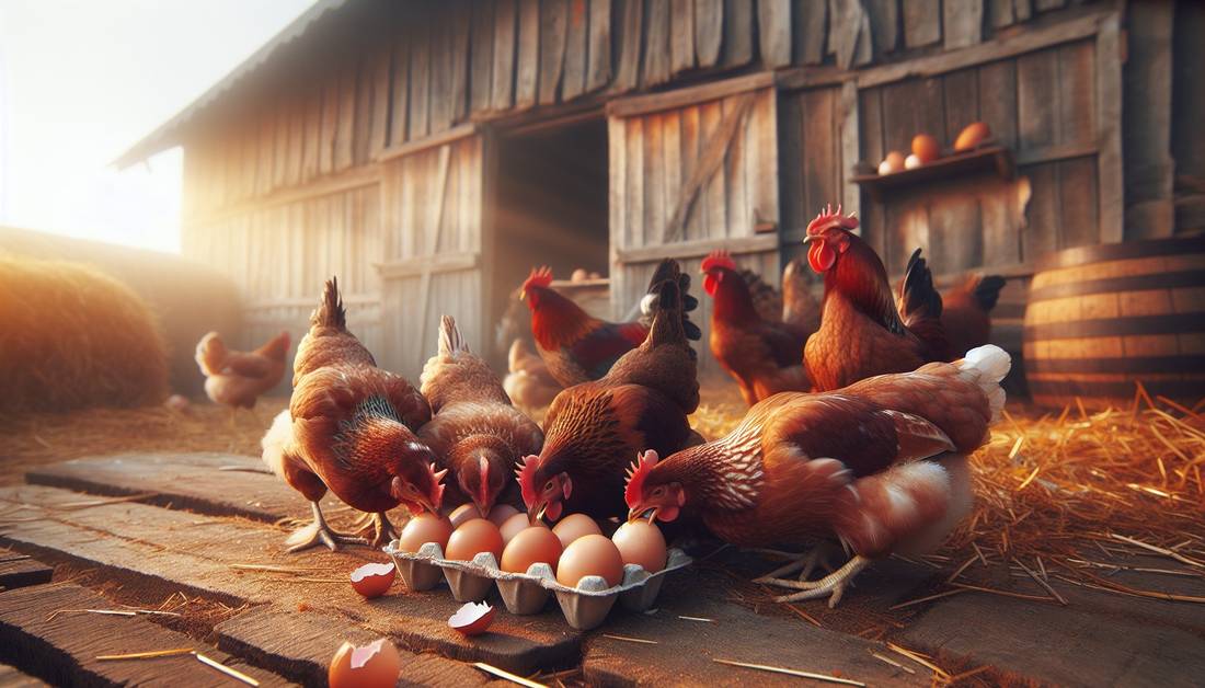 Razones Sorprendentes de Por Qué las Gallinas Devoran sus Propios Huevos