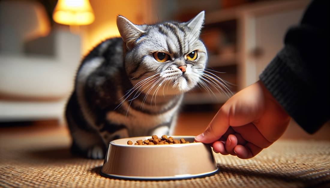 comida de gato rechazada