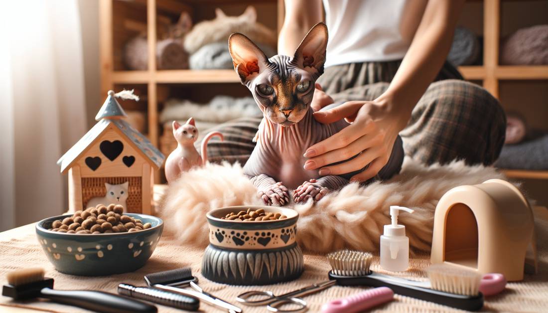 Guía Completa de Cuidados Esenciales para tu Gato Sphynx: ¡Ama su Piel!