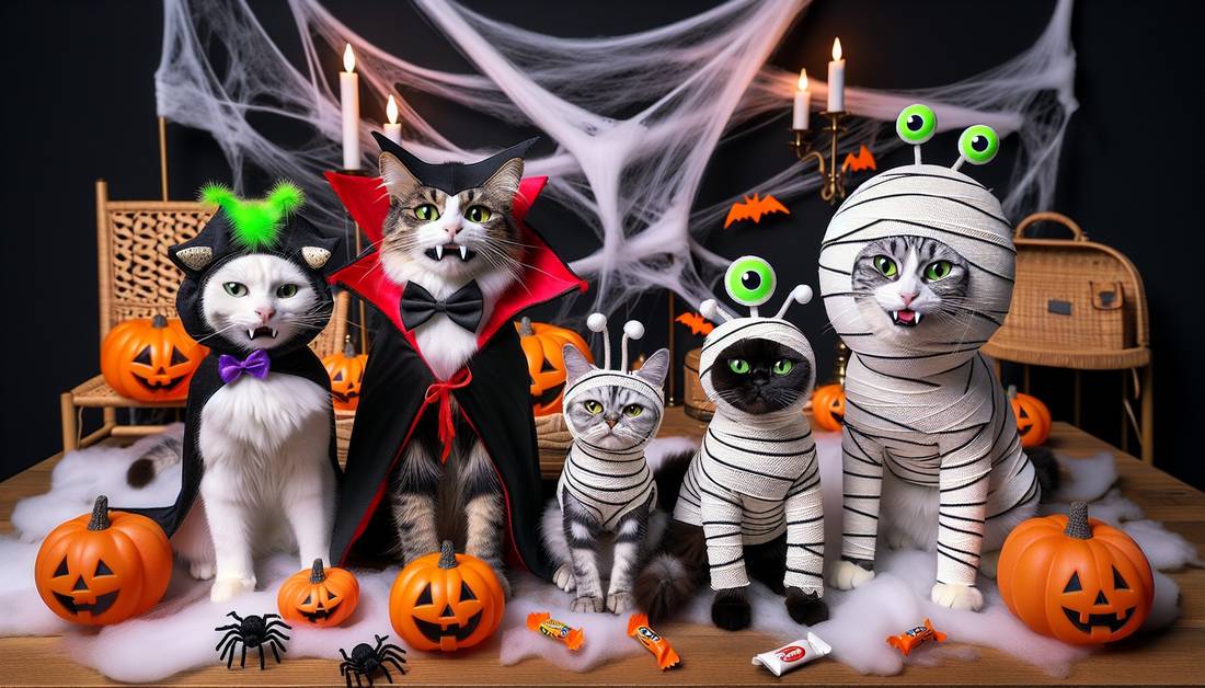 Los Mejores Disfraces de Halloween para Gatos: ¡Miau-rryficos y Espeluznantes!