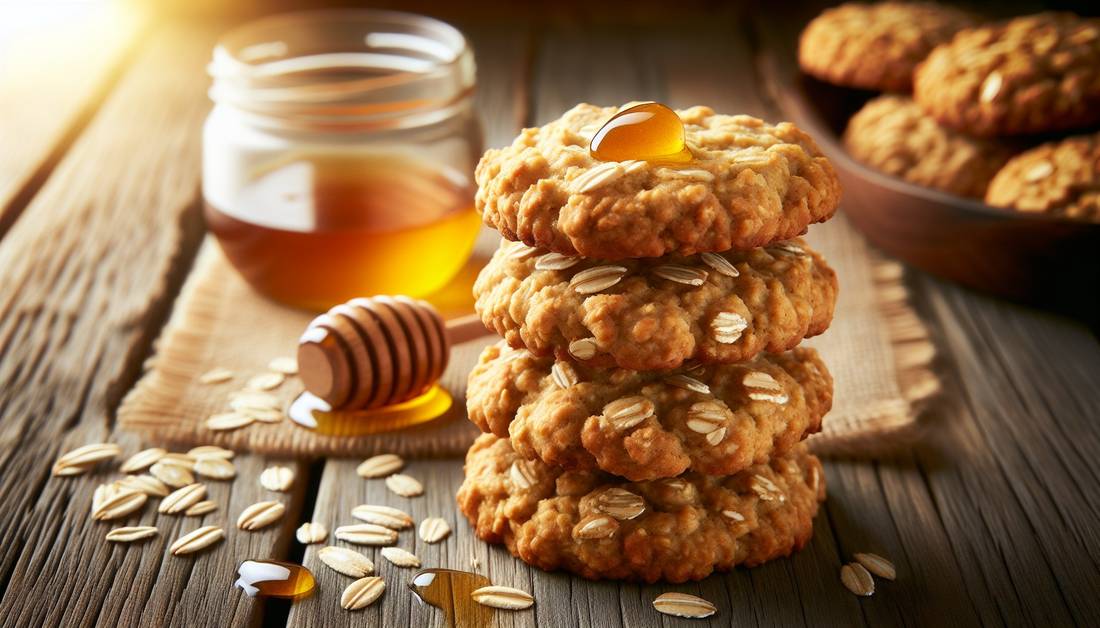 galletas de avena y miel