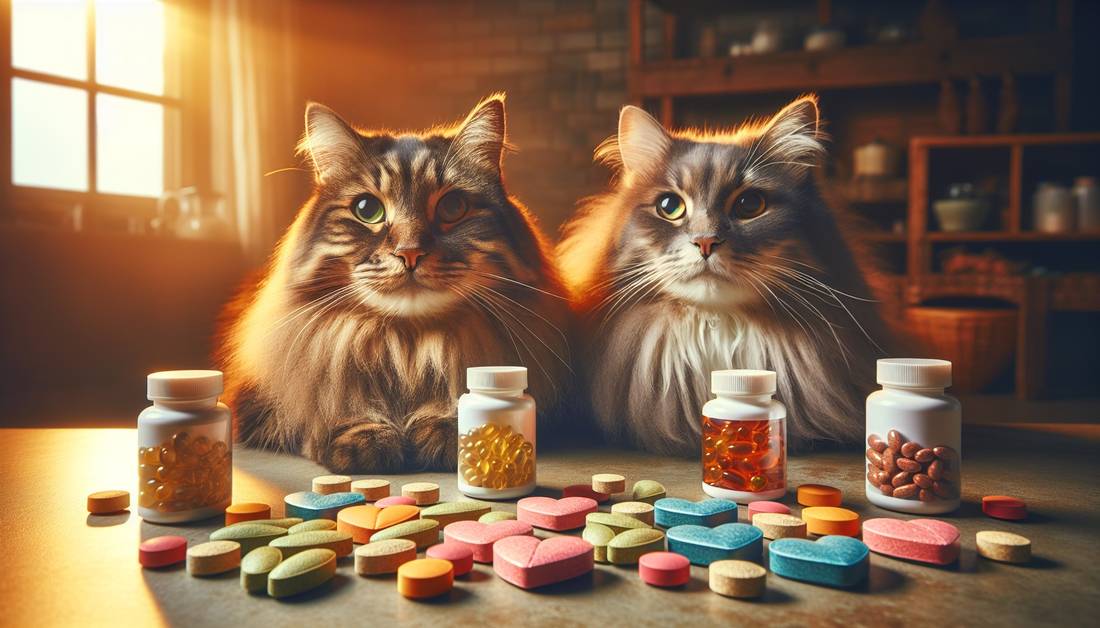 vitaminas para gatos mayores