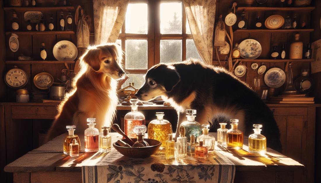 Perros perfumados caseros.