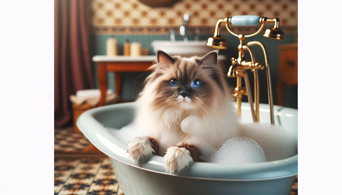 Guía Paso a Paso: Cómo Bañar a tu Gato Ragdoll sin Problemas