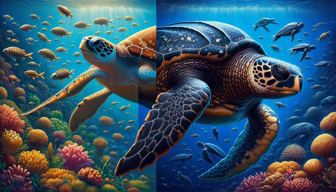 diferencias de tortugas de agua