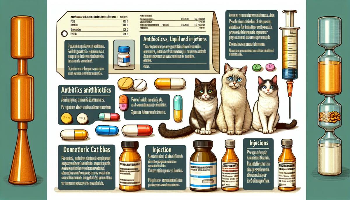 ¿Es seguro administrar antibióticos a los gatos?