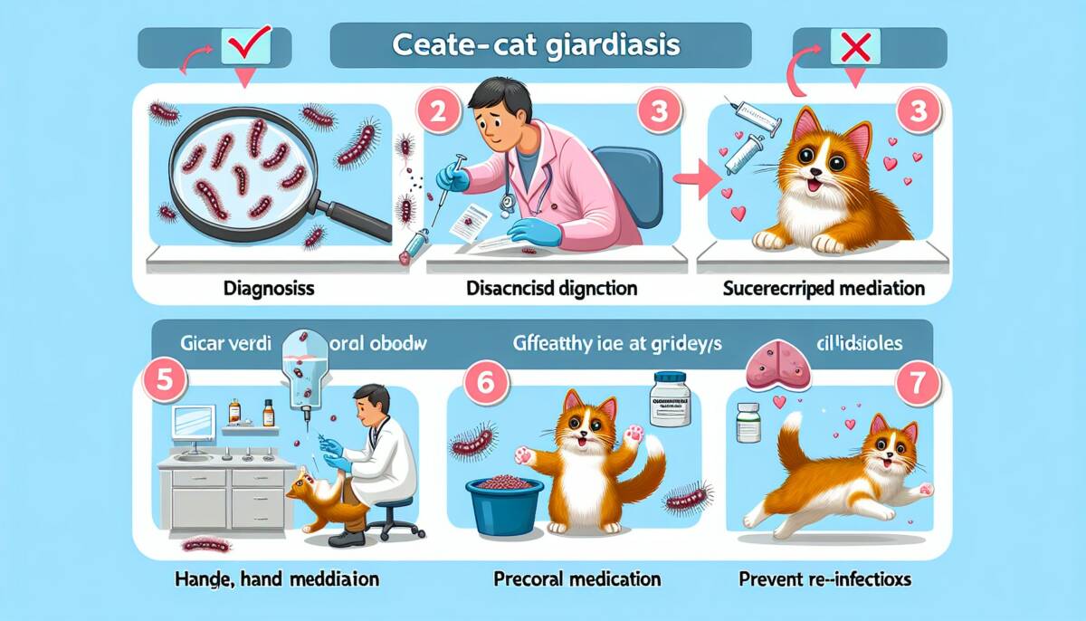 Giardiasis felina: Identificación de síntomas y opciones de tratamiento