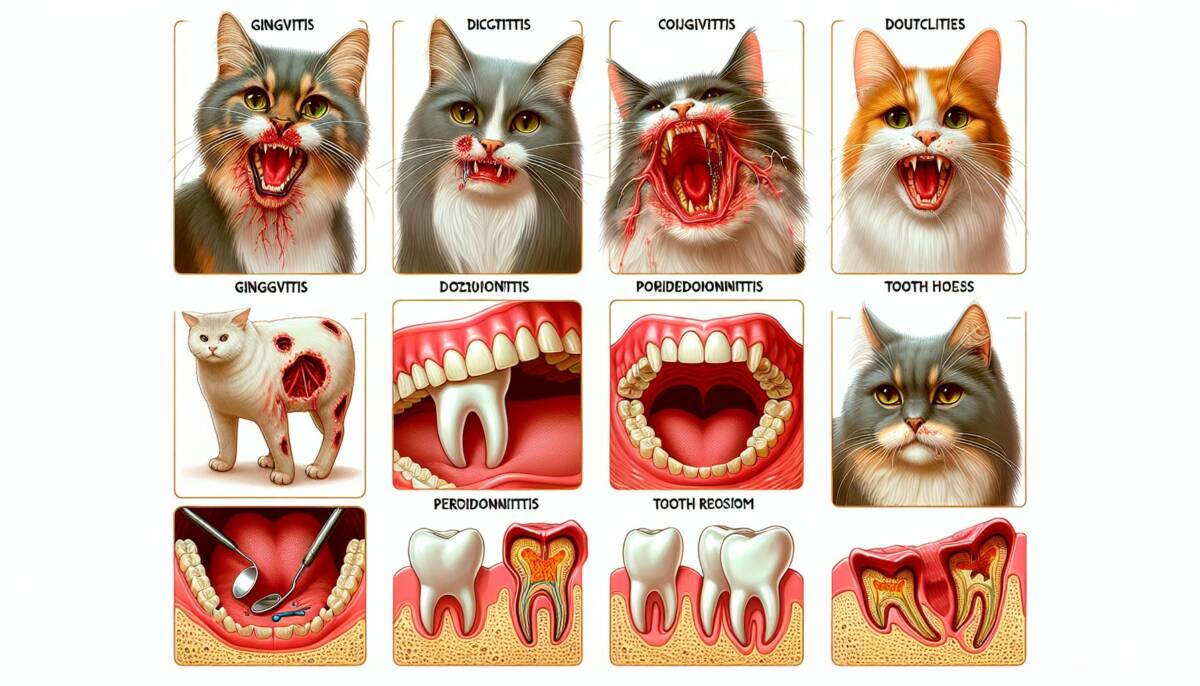 Principales enfermedades bucales en gatos frecuentes