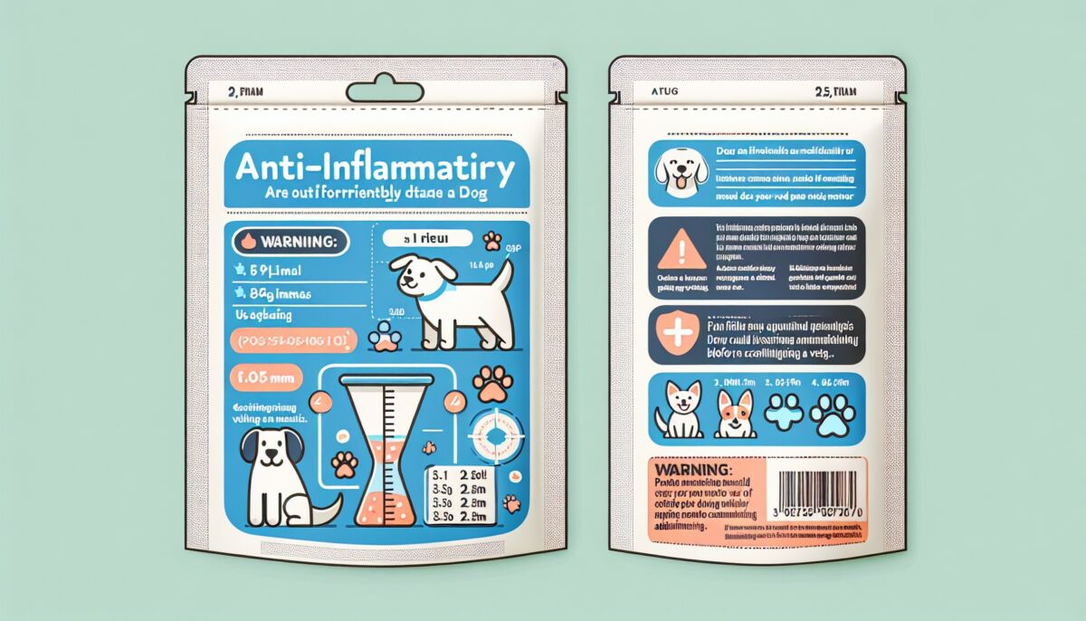 ¿Qué antiinflamatorio se le puede dar a un perro?