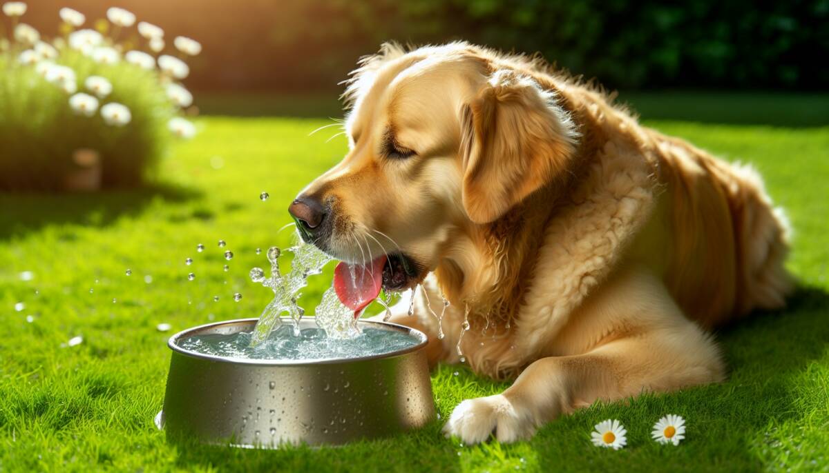 ¿Por qué mi perro toma mucha agua y vomita?