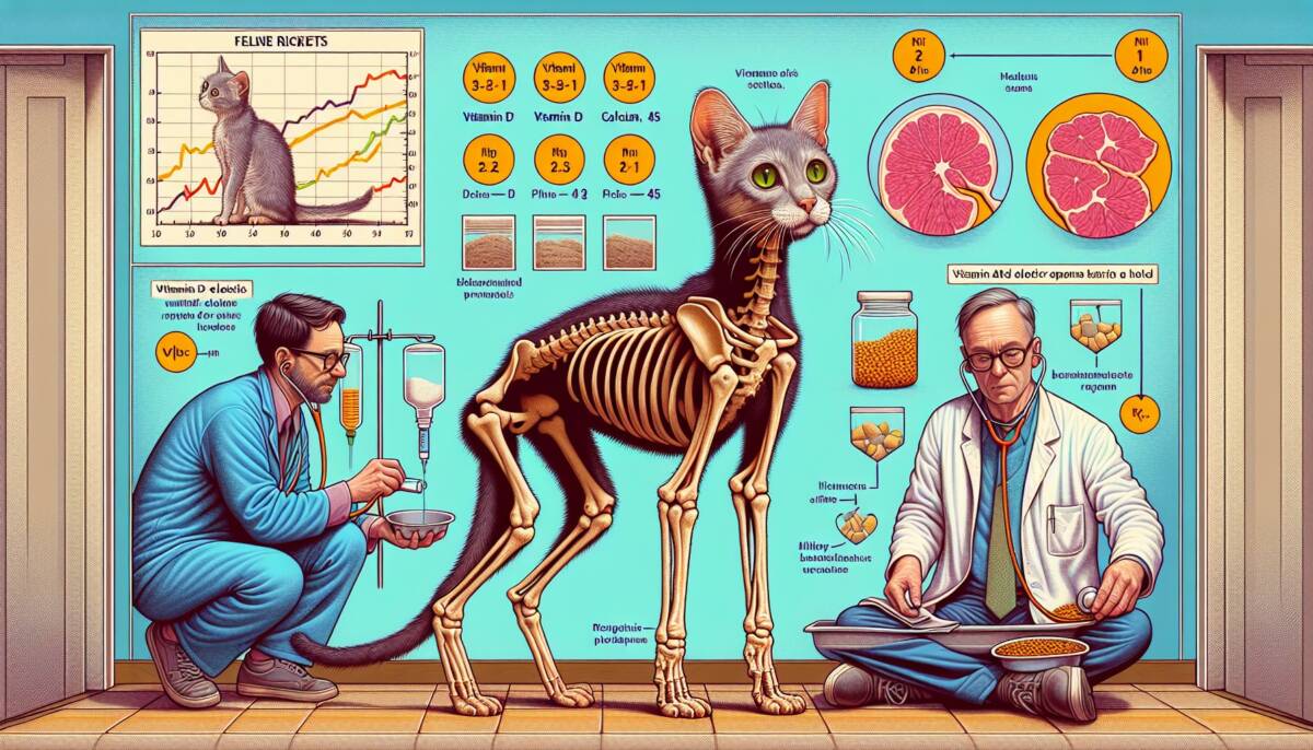 Tratamiento y síntomas del raquitismo en felinos