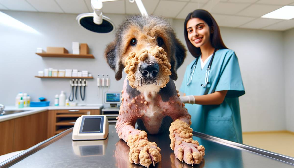 Hiperqueratosis en perros