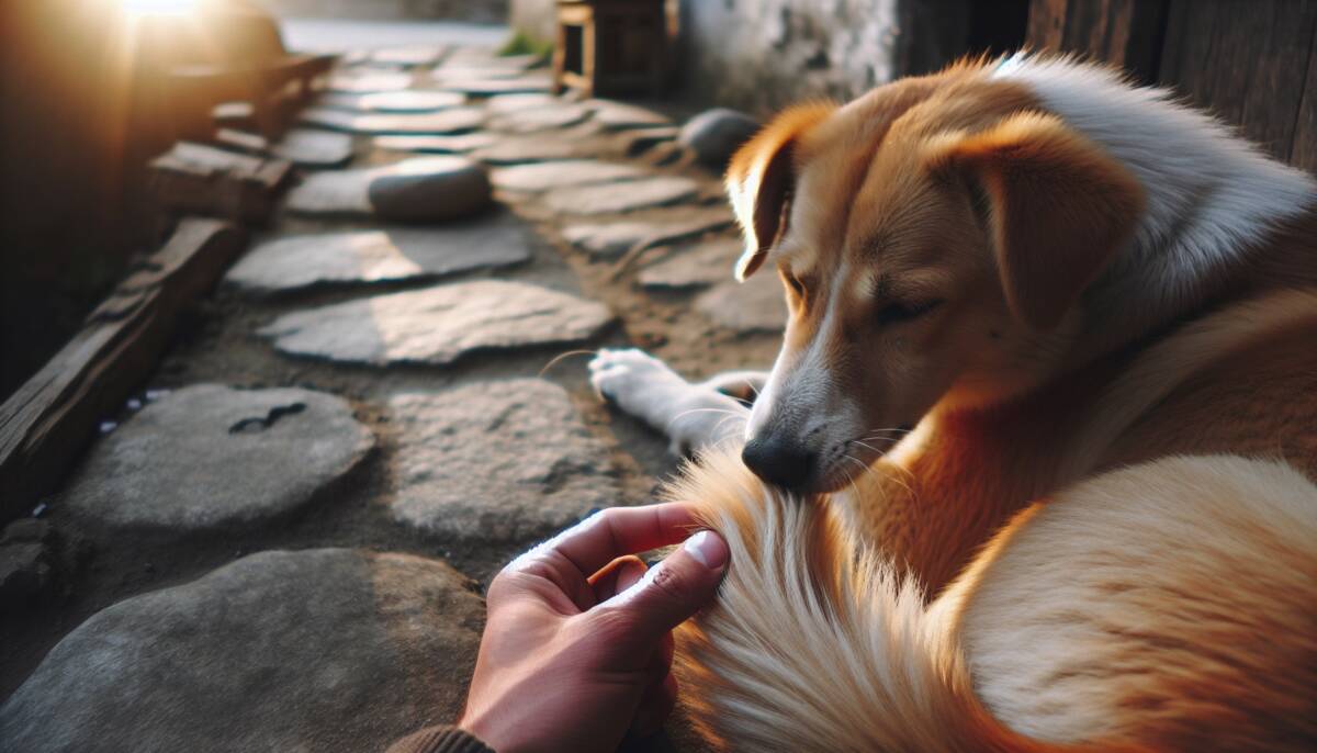 ¿Por qué a mi perro no le gusta que le toque la cola?