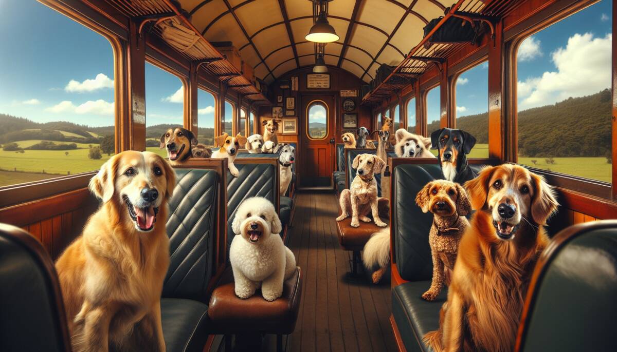 ¿Cómo viajar con perros en tren?