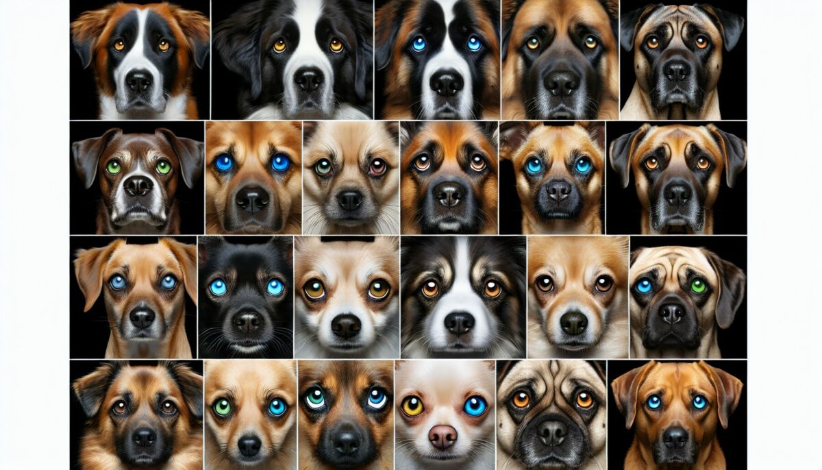 perros ojos colores