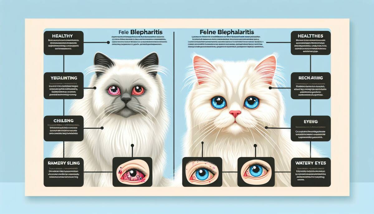 Tratamiento y síntomas de la blefaritis en felinos