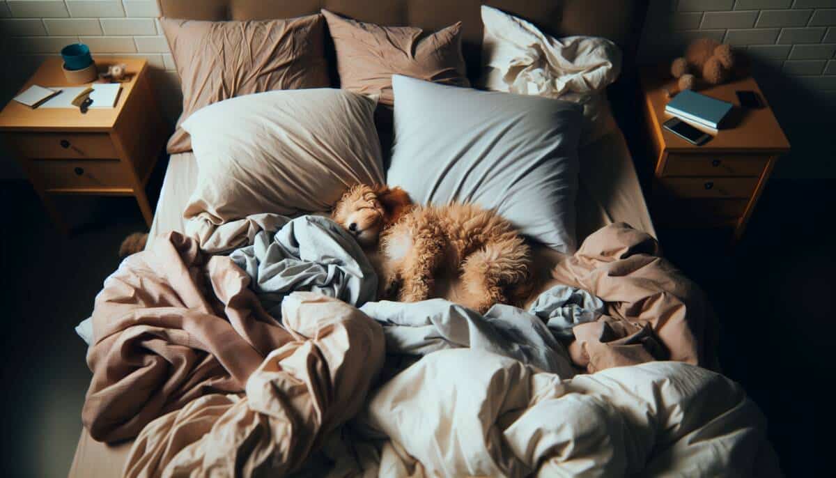 ¿Es malo dormir con mi perro?