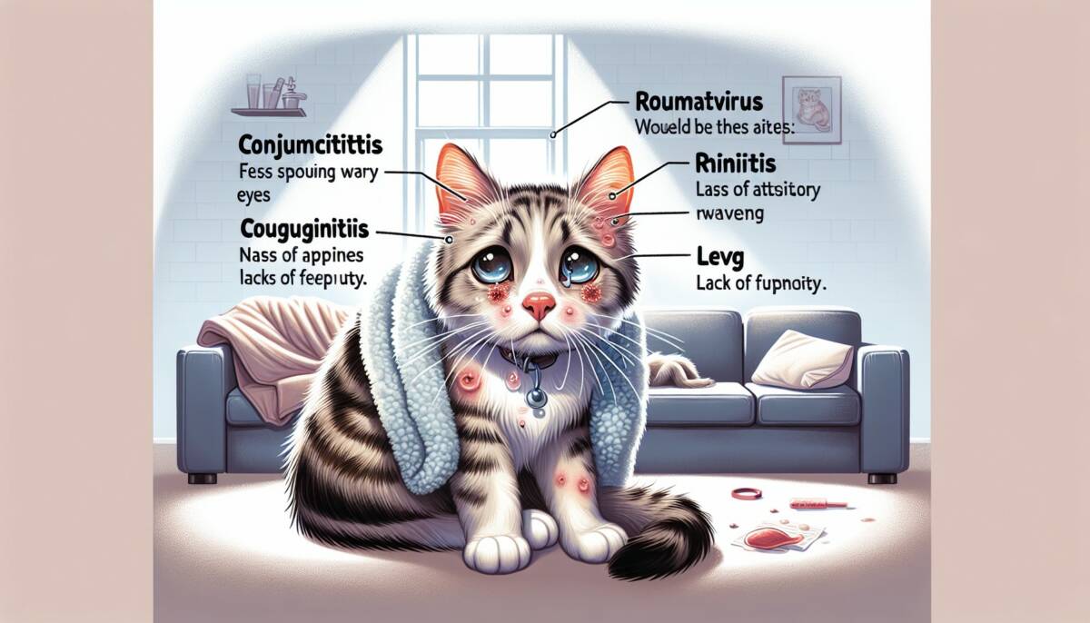 Síntomas y tratamiento del herpesvirus en felinos