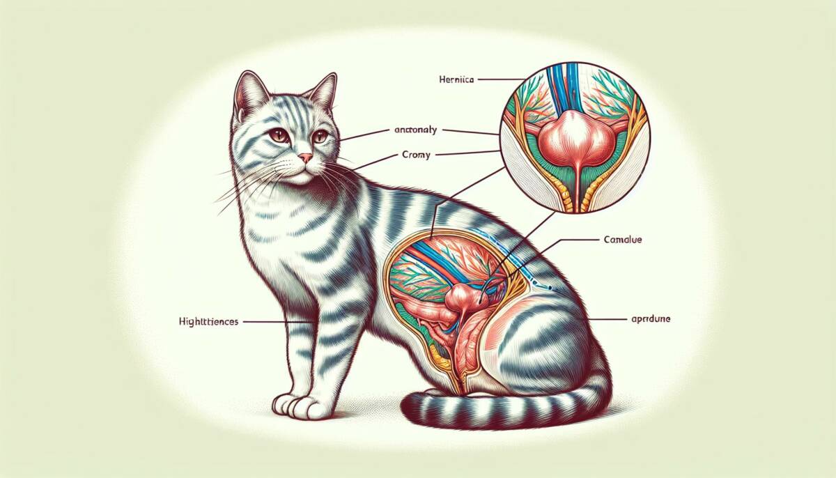 hernia en gatos