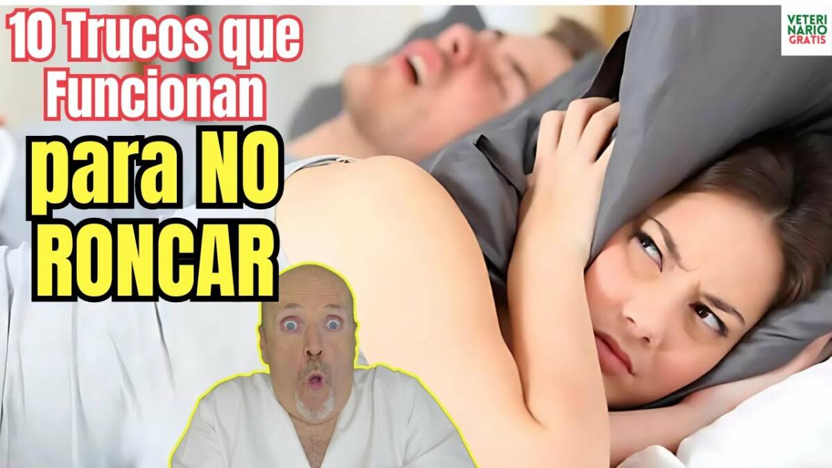 10 trucos para no roncar caseros pero que funcionan