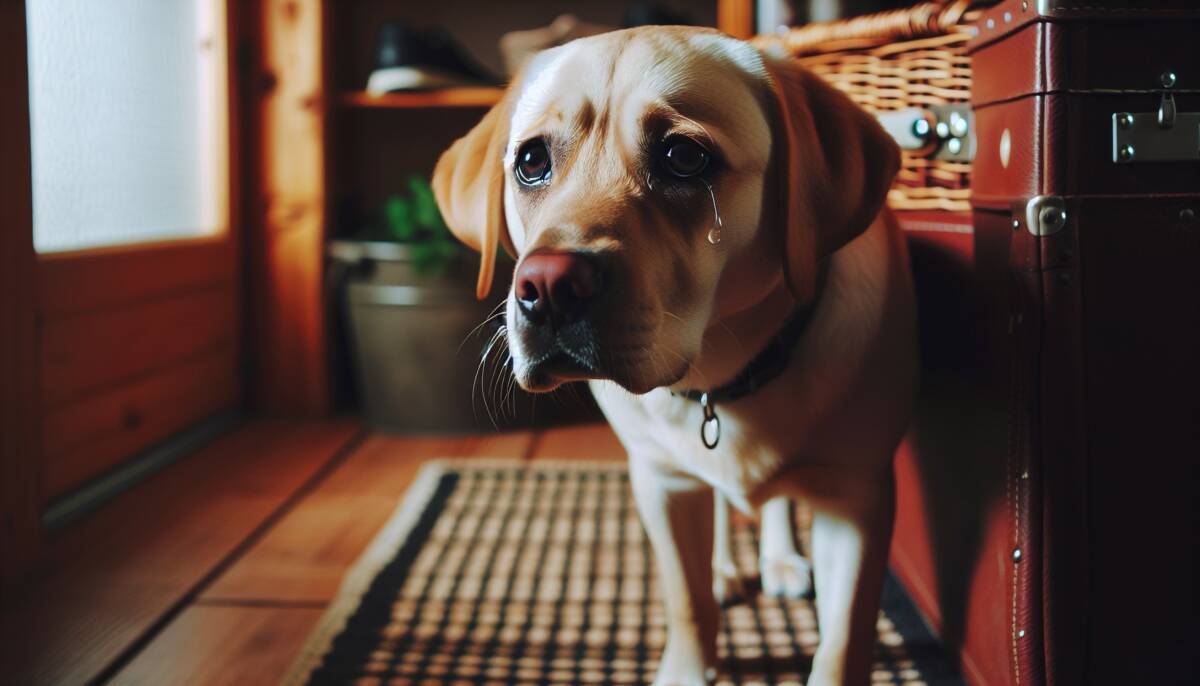 ¿Por qué mi perro llora cuando me voy?