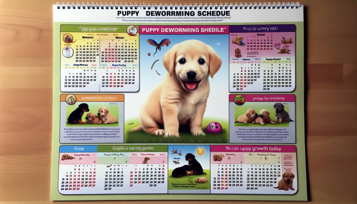 Calendario de desparasitación en cachorros