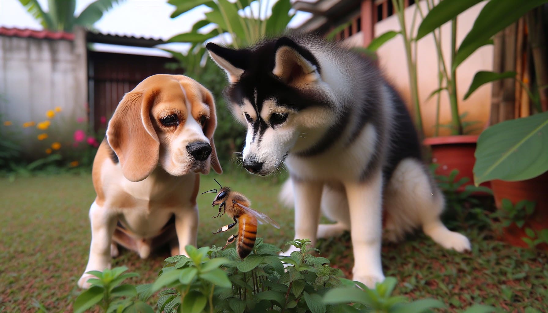 Picadura de abeja en perros – Síntomas y qué hacer