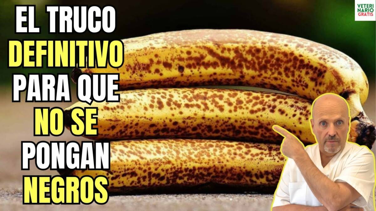 Como conservar los platanos durante mas tiempo sin que se pongan negros con este truco