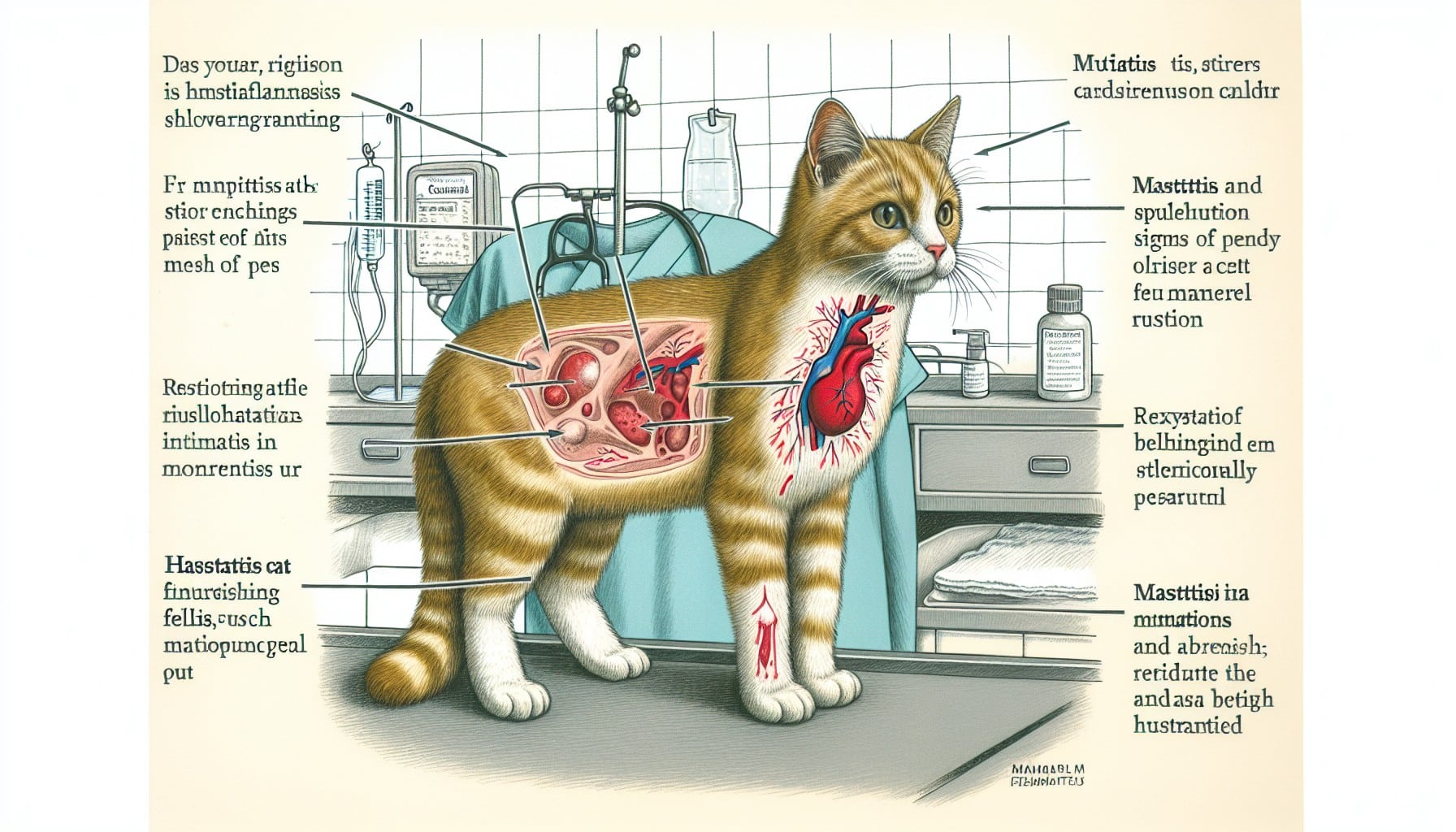 Síntomas y tratamientos de la mastitis en gatas