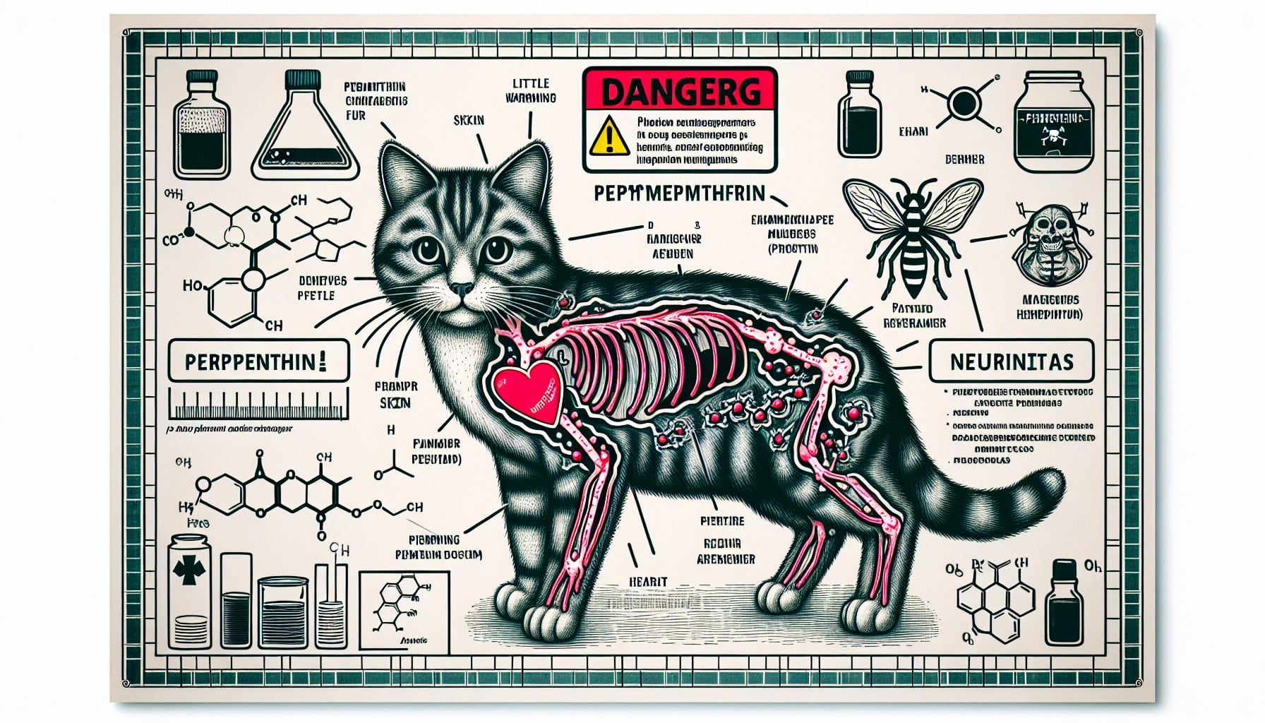 permethrin feline effects