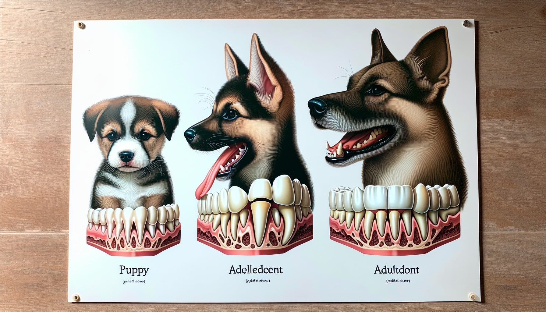 dog teeth age