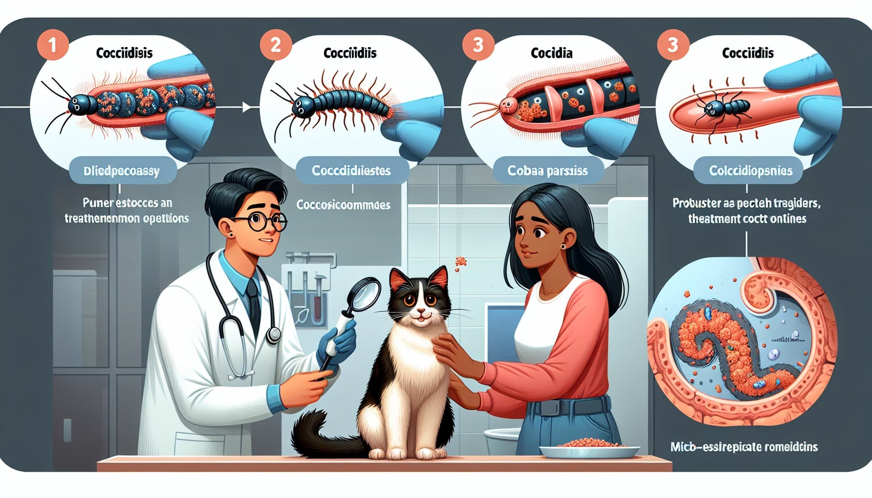 Coccidiosis felina: Identificación de síntomas y opciones de tratamiento