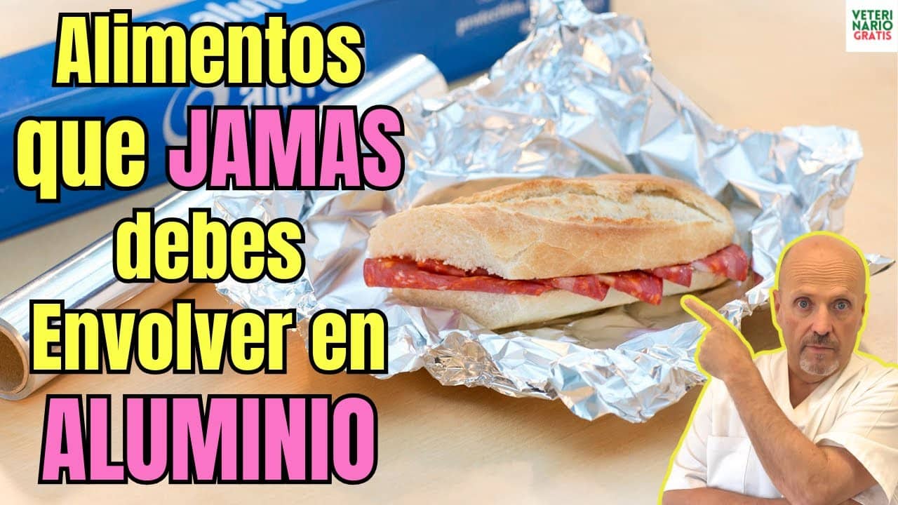 Alimentos que nunca deberias envolver en papel de aluminio