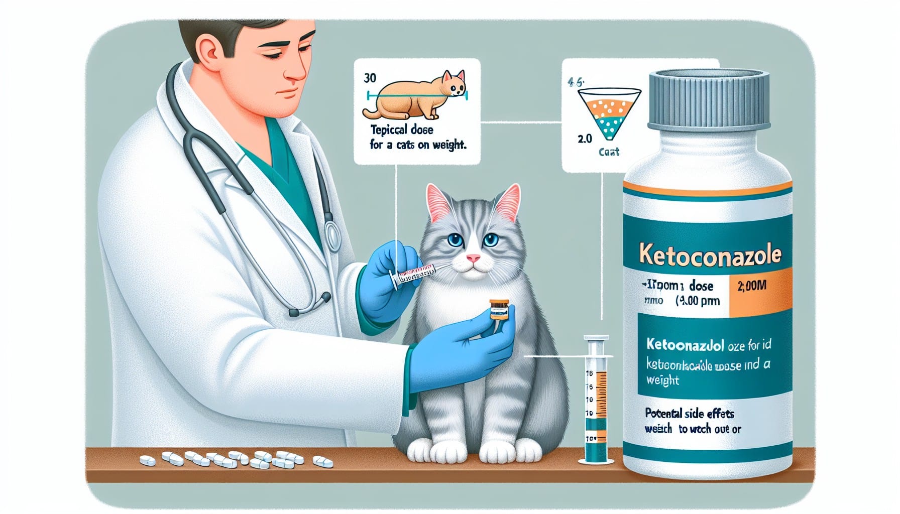 Ketoconazol felinos dosificaci