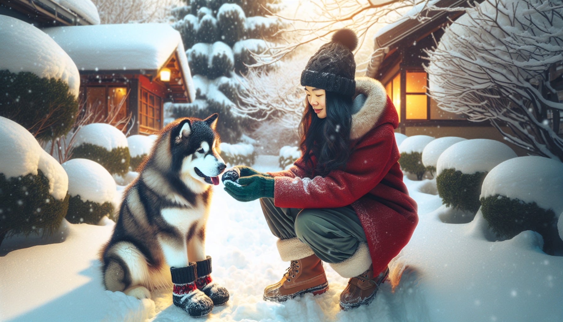 winter dog care