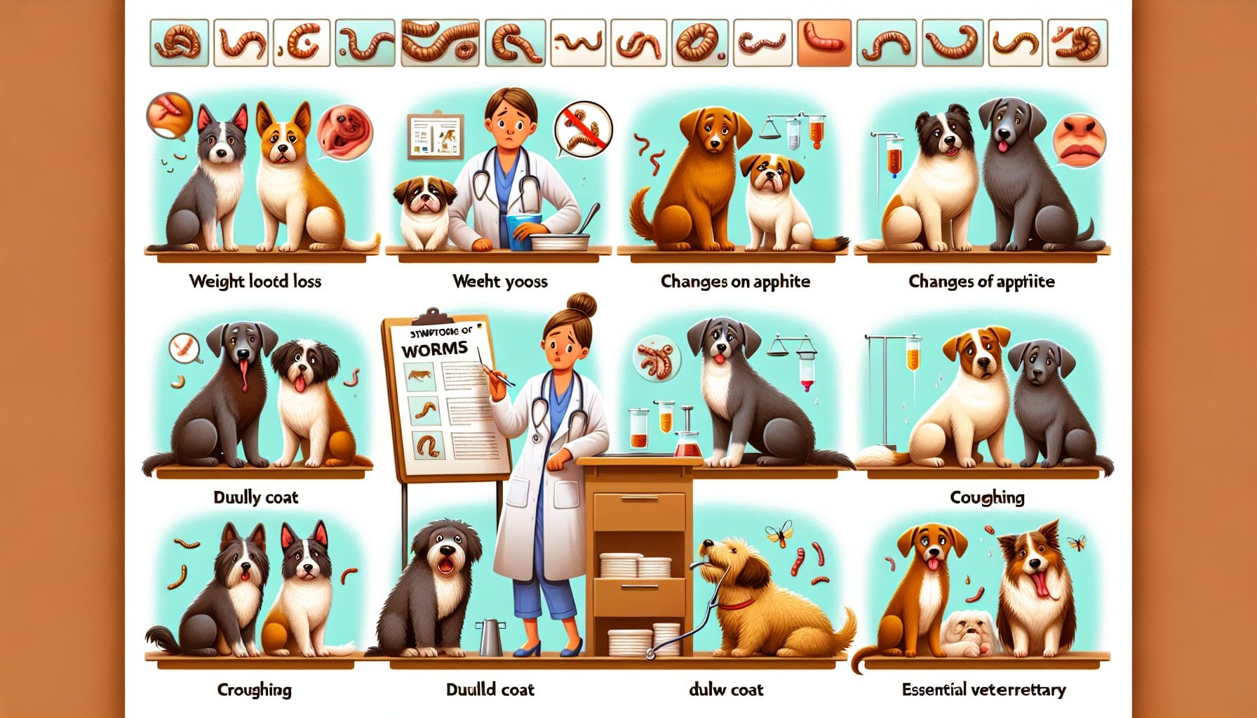 worms dogs symptoms