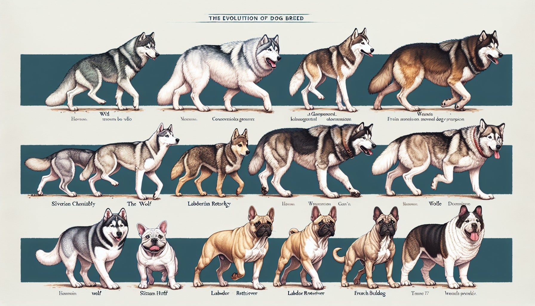 dog breeds evolution