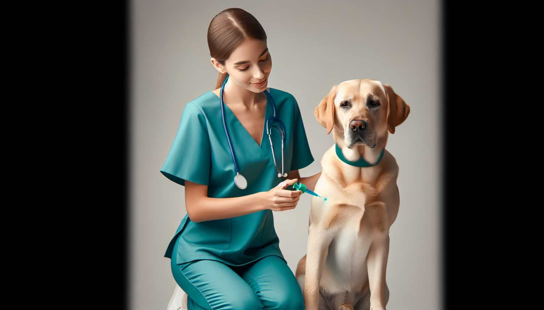 dog pipette application