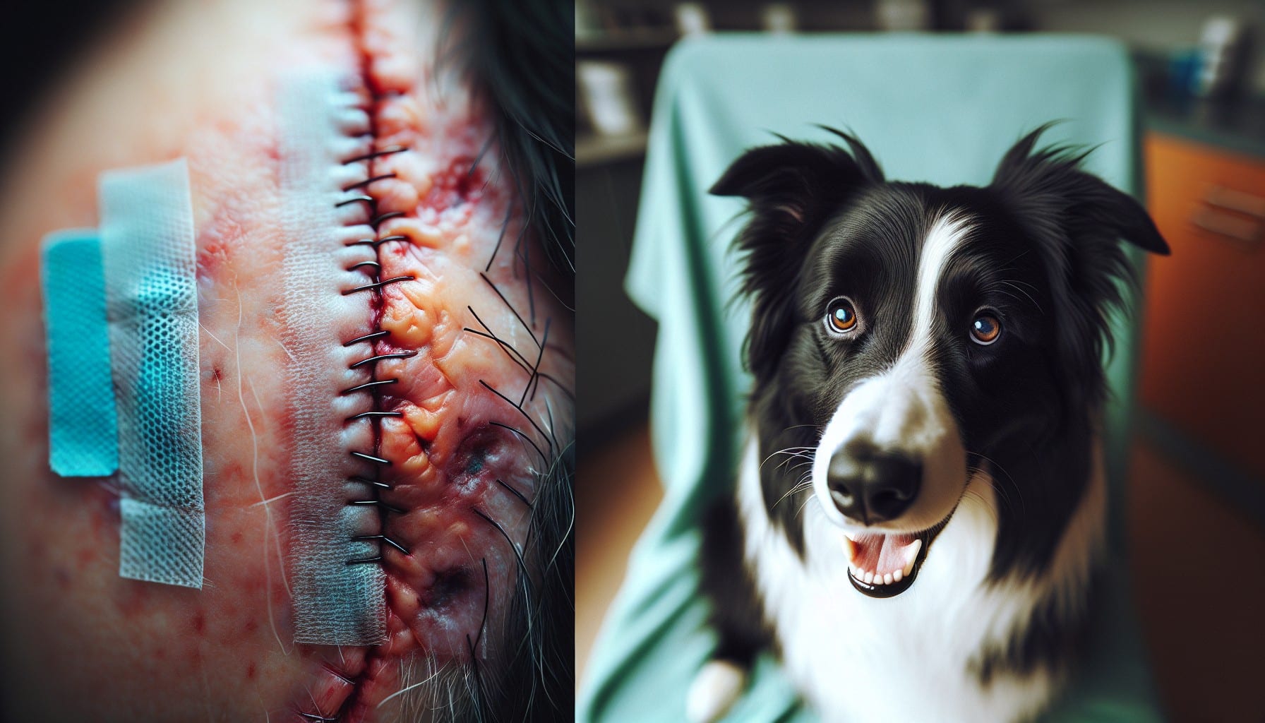 dog stitches removed