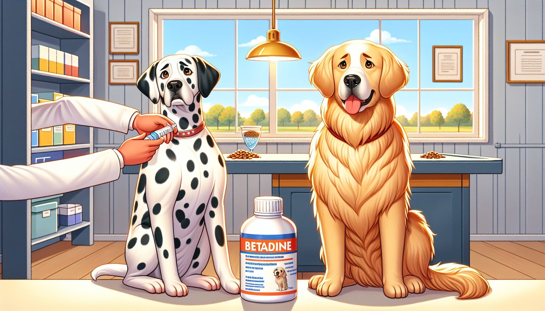perros betadine usar