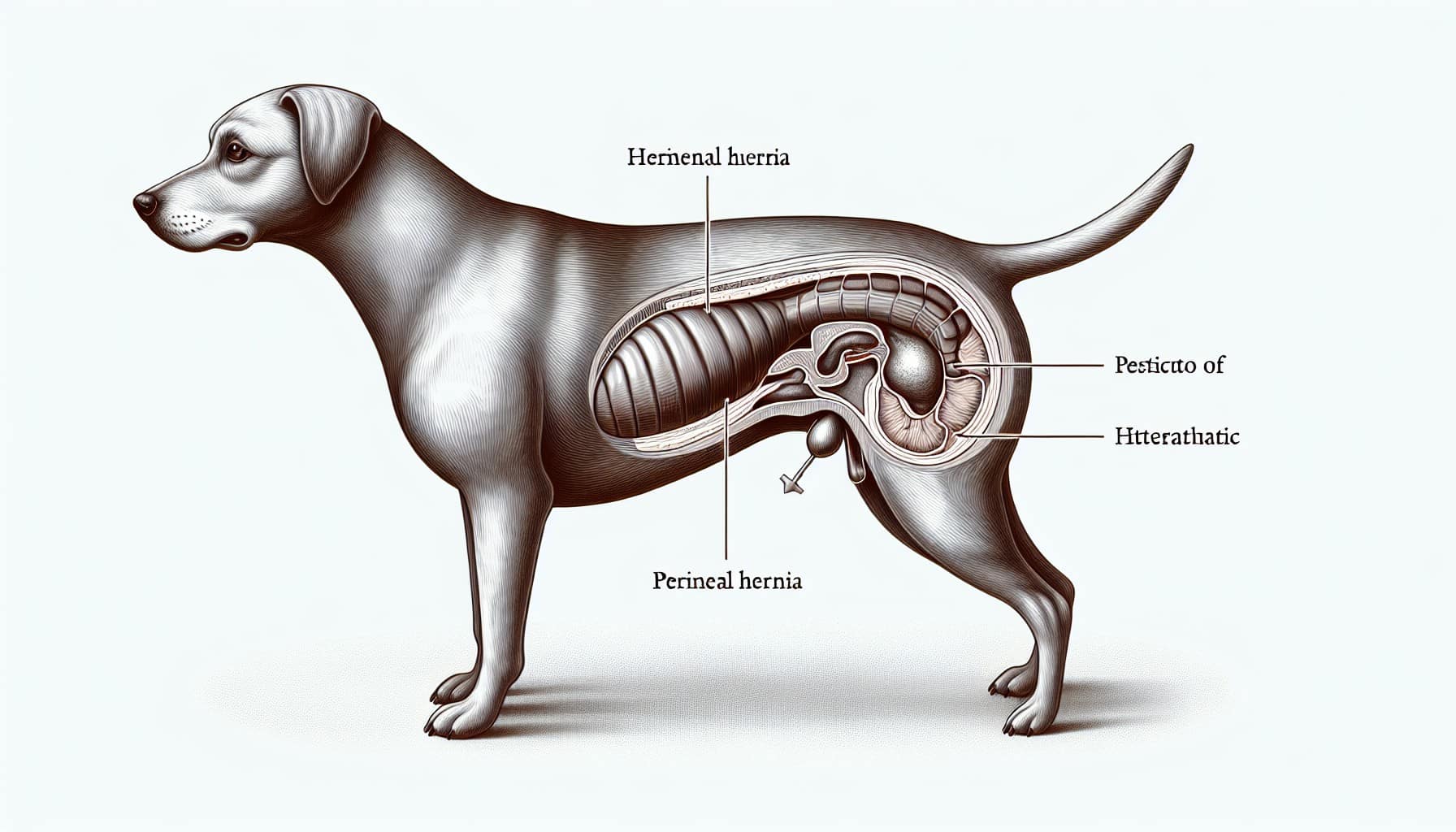perros hernia perineal