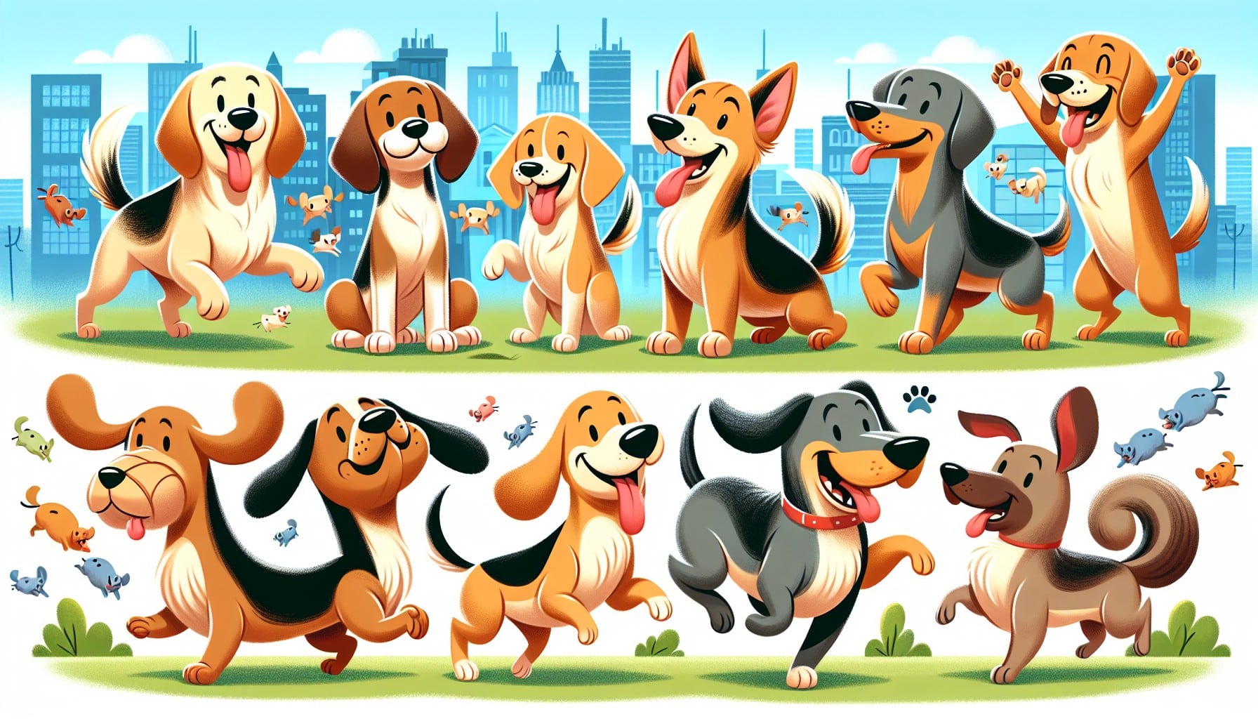 perros mueven cola