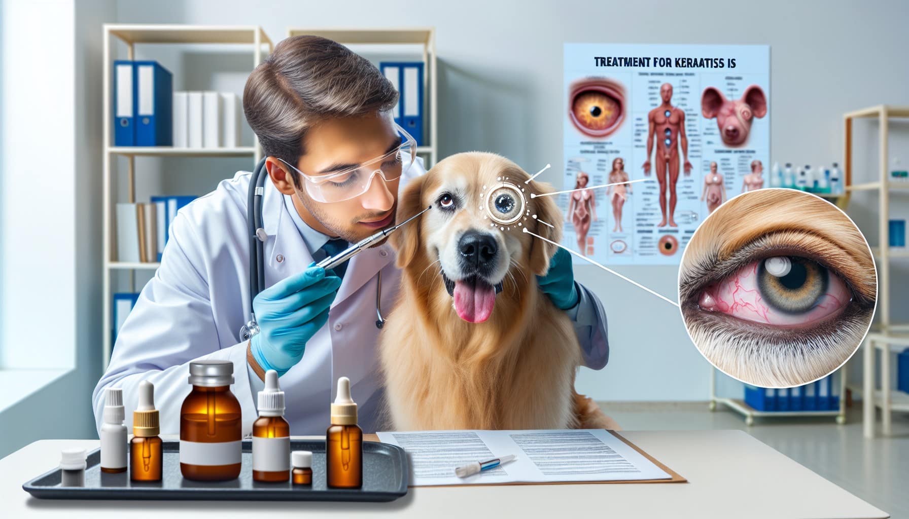 perros queratitis tratamiento