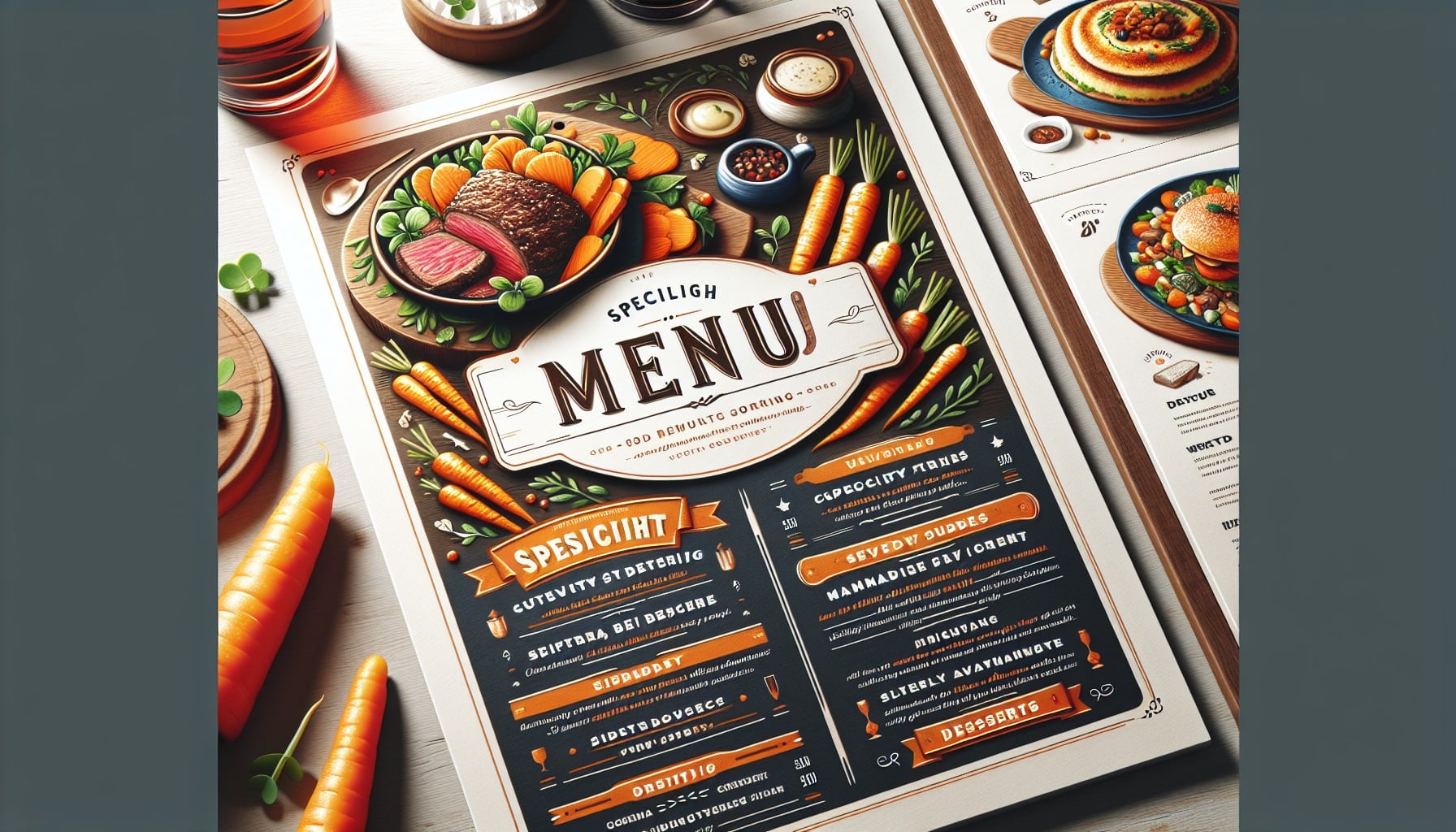 beef carrot menu
