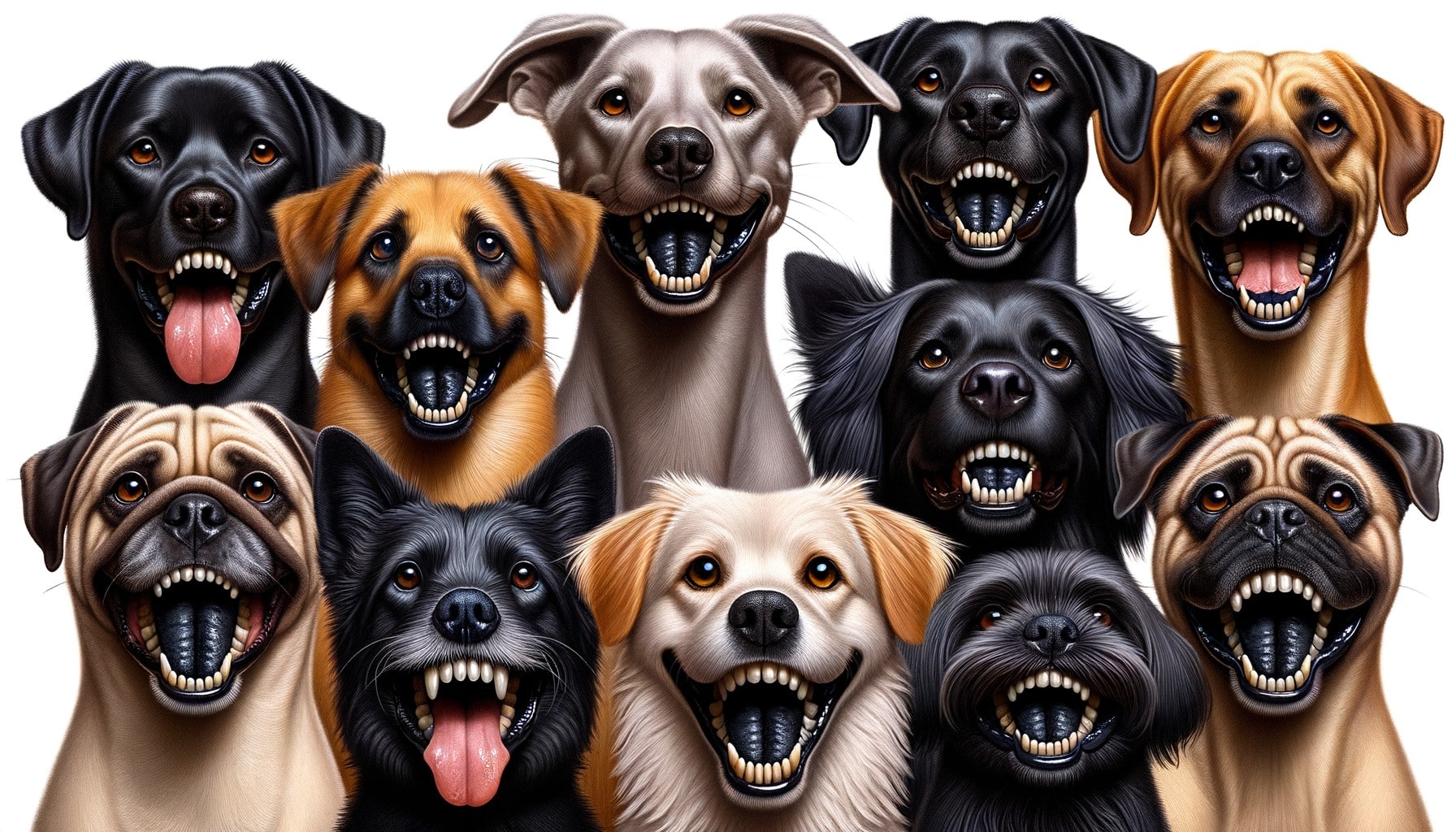 black gums dogs